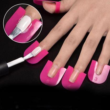 Imaginea din Set de 26 bucăți protecții pentru cuticule la aplicarea lacului de unghii