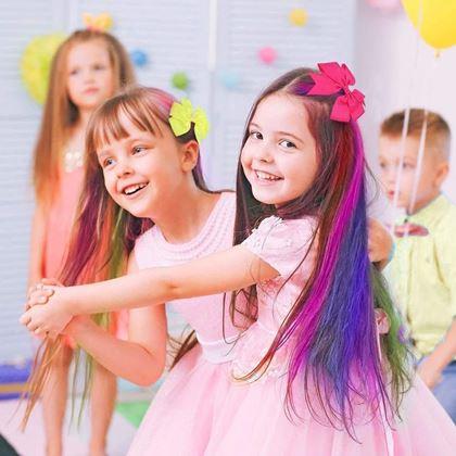 Imaginea din Cretă colorată pentru păr 12 buc