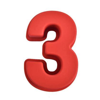Imaginea din Formă de copt din silicon în formă de cifră - 3