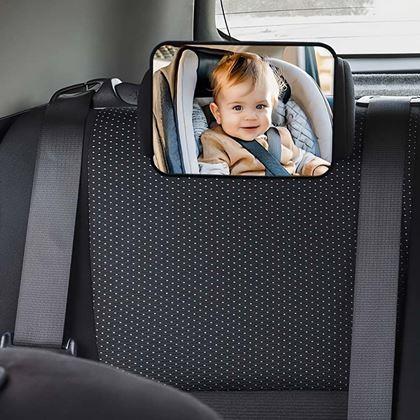 Imaginea din Oglindă retrovizoare auto pentru supravegherea copilului