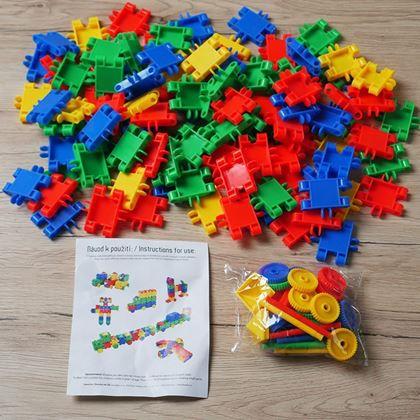 Imaginea din Set de construcții mașinuțe 100 bucăți