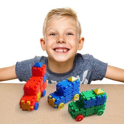 Imaginea din Set de construcții mașinuțe 100 bucăți