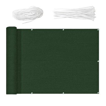 Imaginea din Paravan pentru balcon 500x90 cm  -  verde