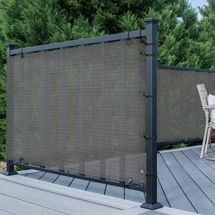 Imaginea din Paravan de balcon pentru intimitate 500x90 cm -  gri