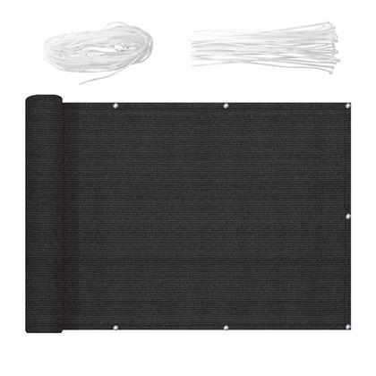 Imaginea din Paravan de balcon pentru intimitate 500x90 cm -  negru