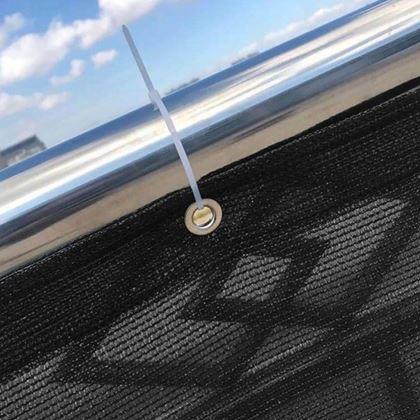 Imaginea din Paravan pentru balcon 500x90 cm  -  negru
