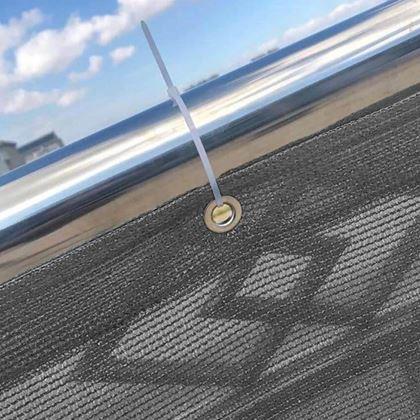 Imaginea din Paravan pentru balcon 500x90 cm  -  gri