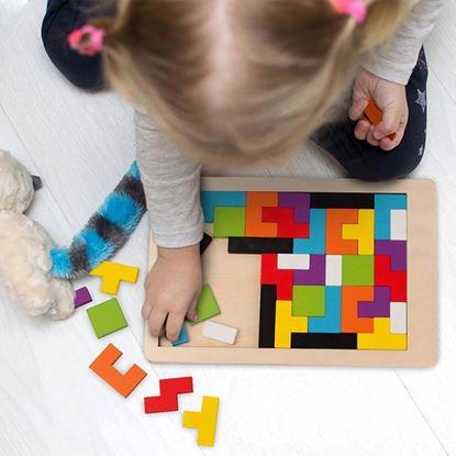 Imaginea Puzzle din lemn - forme