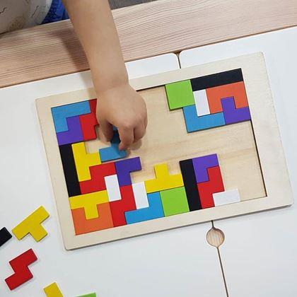 Imaginea din Puzzle din lemn - forme
