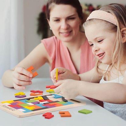 Imaginea Puzzle din lemn - forme