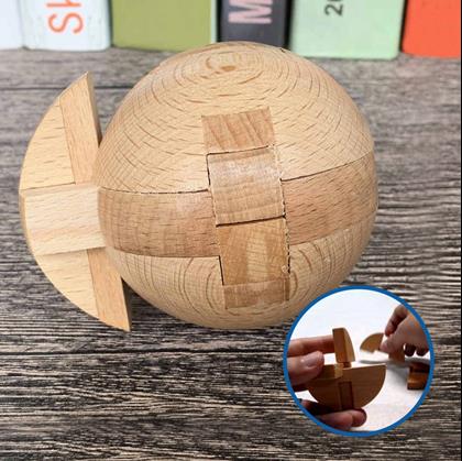 Imaginea din Puzzle din lemn - numere