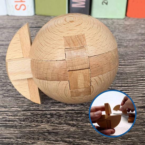 Imaginea din Puzzle din lemn - numere
