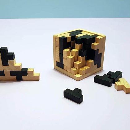 Imaginea din Puzzle din lemn - deluxe