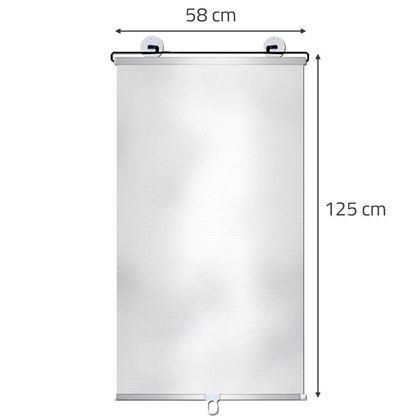 Imaginea din Jaluzea rulabilă împotriva soarelui deschisă 58 x 125 cm