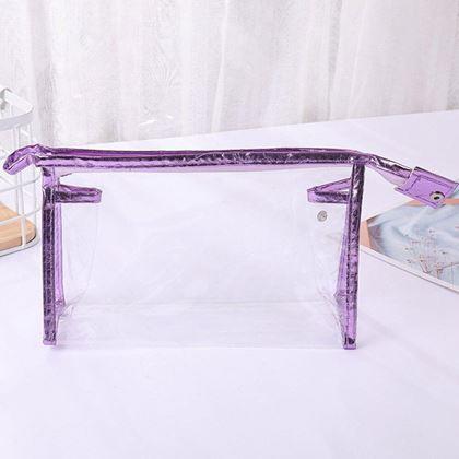 Imaginea din Geanta cosmetică transparentă  -  violetă