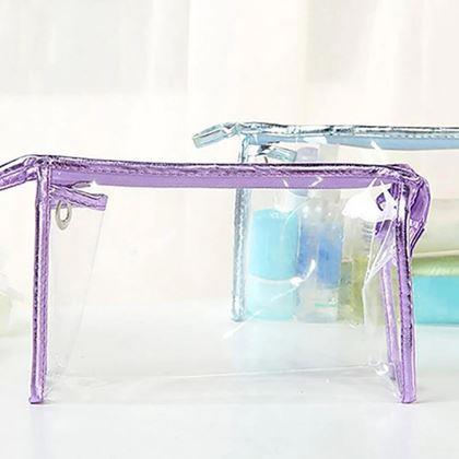 Imaginea din Geanta cosmetică transparentă  -  violetă