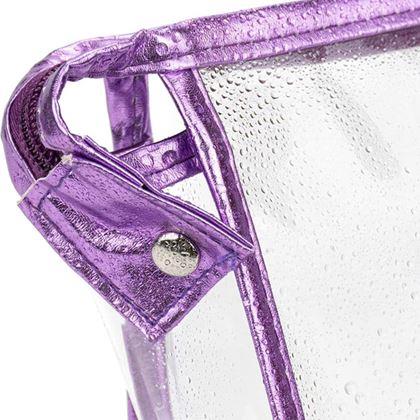 Imaginea din Geanta cosmetică transparentă  -  violetă
