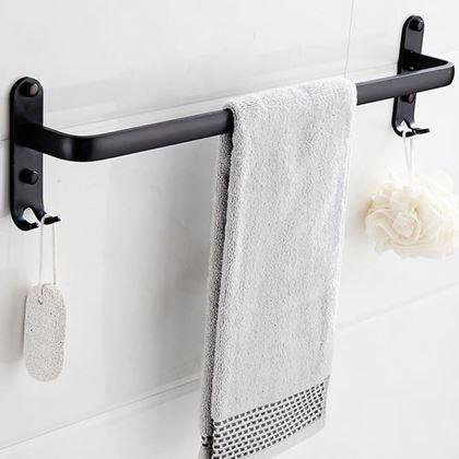 Imaginea din Cârlig adeziv pentru prosop, cu agățători