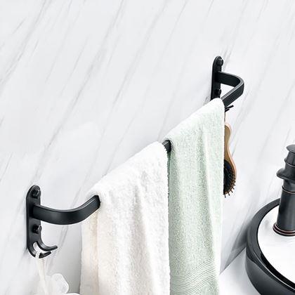 Imaginea din Cârlig adeziv pentru prosop, cu agățători
