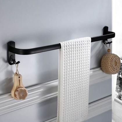 Imaginea din Cârlig adeziv pentru prosop, cu agățători