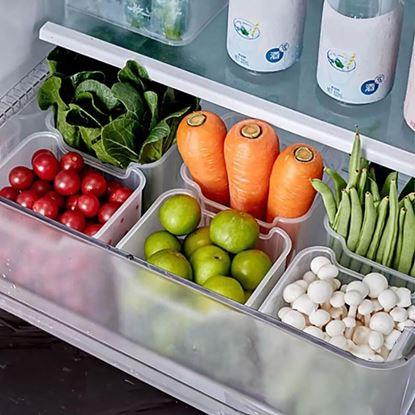 Imaginea Organizator transparent pentru frigider