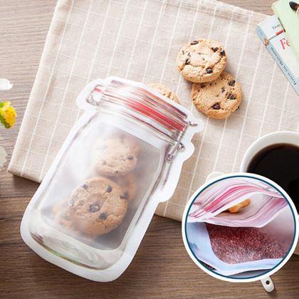 Imaginea din Pungă pentru alimente cu închidere zip