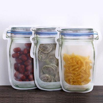 Imaginea din Pungă pentru alimente cu închidere zip