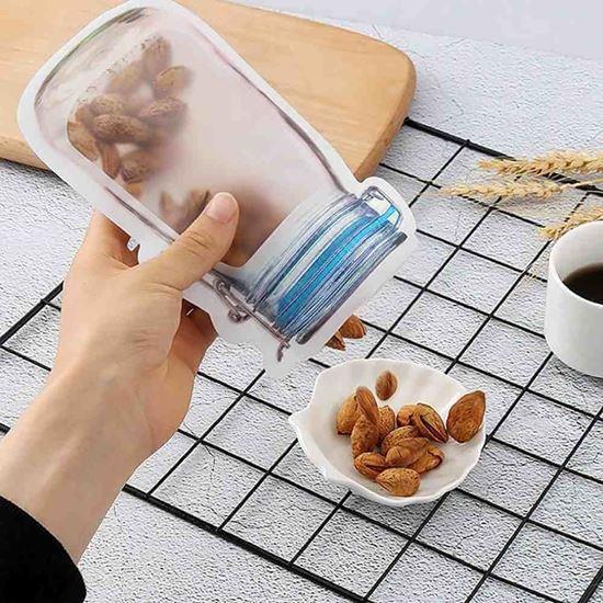 Imaginea din Pungă pentru alimente cu închidere zip