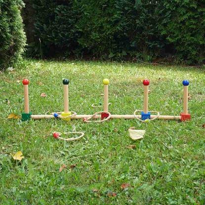 Imaginea Joc din lemn de aruncat inele