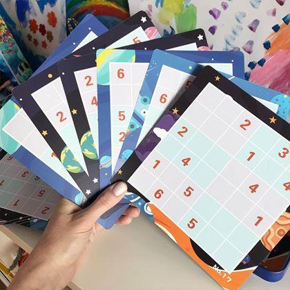 Imaginea din Sudoku pentru copii - numere