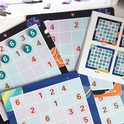 Imaginea din Sudoku pentru copii - numere