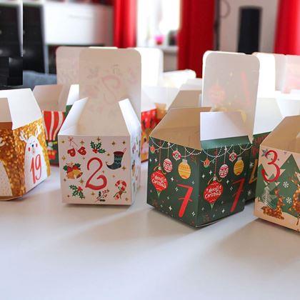 Imaginea din Calendar de Advent - cutii reîncărcabile 24 buc