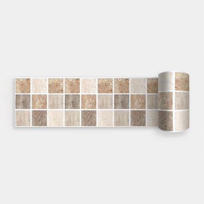 Imaginea din Bandă autoadezivă mosaic - maro