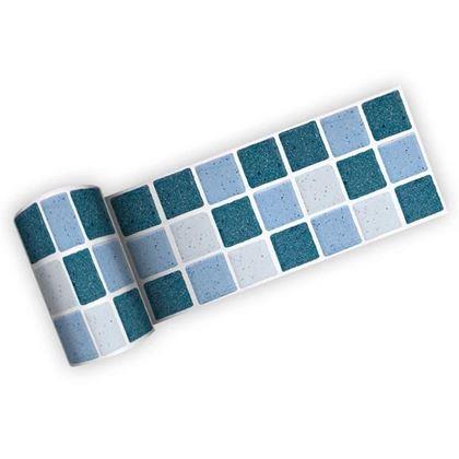 Imaginea din Bandă autoadezivă mosaic - albastru