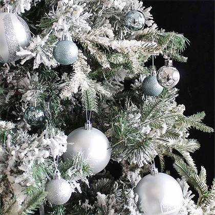 Imaginea din Mare set de decorațiuni de Crăciun - albastru