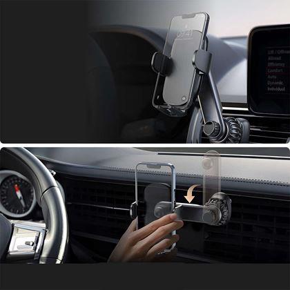 Imaginea din Suport telefon mobil auto pentru grila de ventilatie