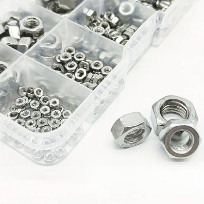 Imaginea din Set piulițe hexagonale 315 buc