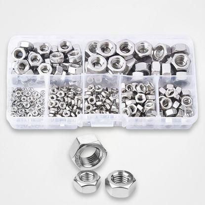Imaginea Set piulițe hexagonale 315 buc