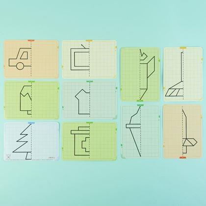Imaginea din Set pentru desen simetric - lumea din jurul nostru