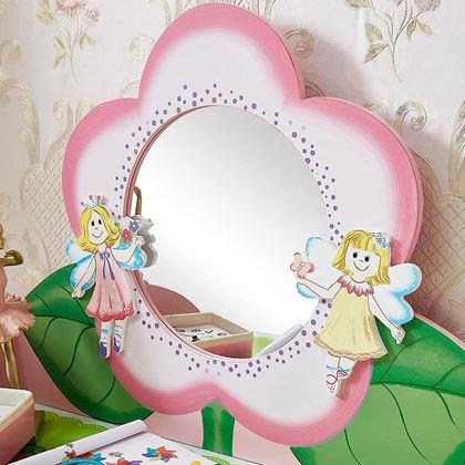 Imaginea din Măsuță cosmetică din lemn cu scăunel pentru copii