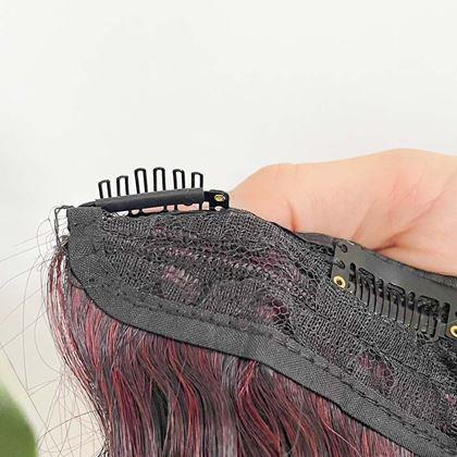 Imaginea din Clip in șuviță pentru evidențiere colorată a părului - maro-roșcat