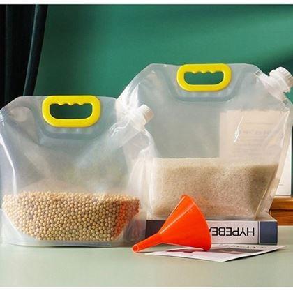 Imaginea din Pungă resigilabilă cu pâlnie 5 buc - 1,5 l
