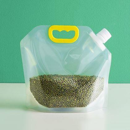 Imaginea din Pungă resigilabilă cu pâlnie 5 buc - 1,5 l