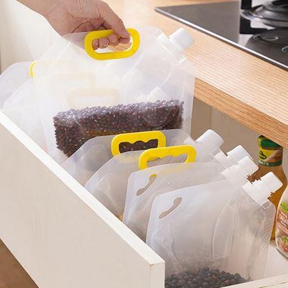 Imaginea Pungă resigilabilă cu pâlnie 5 buc - 2,5 l