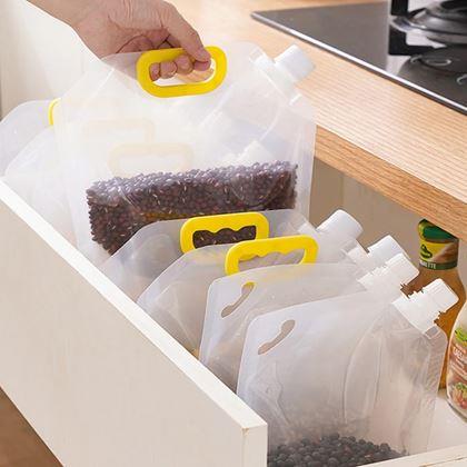 Imaginea din Pungă resigilabilă cu pâlnie 5 buc - 2,5 l