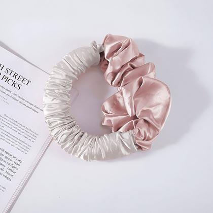 Imaginea din Elastic din satin pentru bucle fără utilizarea căldurii