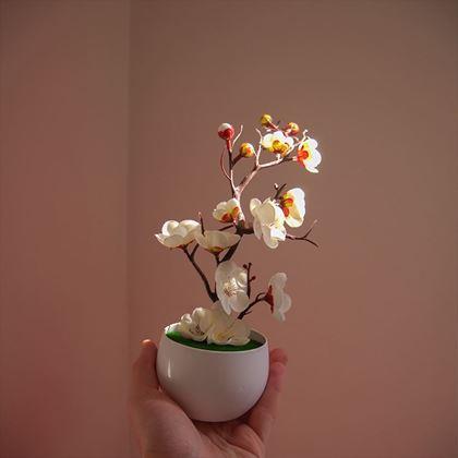Imaginea din Sakura artificială în ghiveci - 30 cm