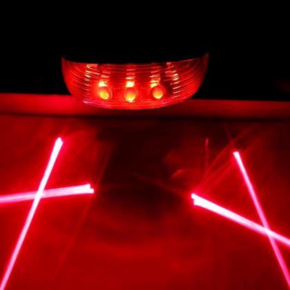 Imaginea din Lumină spate pentru bicicletă cu laser