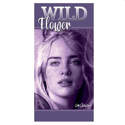 Imaginea Prosop de baie pentru copii 70x140 cm - Billie Eilish Wildflower