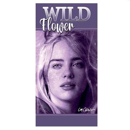 Imaginea din Prosop de baie pentru copii 70x140 cm - Billie Eilish Wildflower